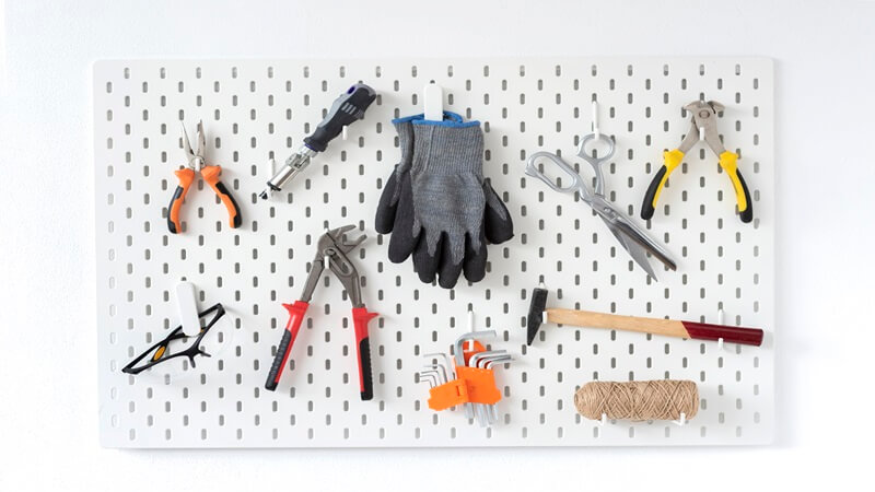 Pegboard Ideas for Kitchen Walls