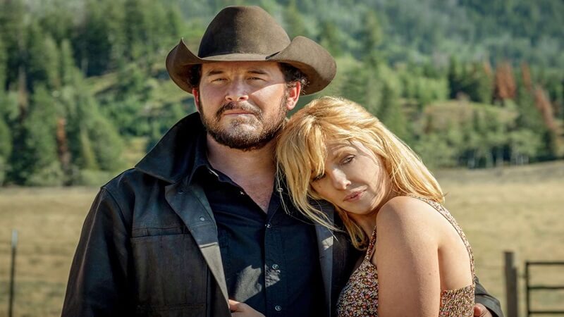 Kelly Reilly and husband